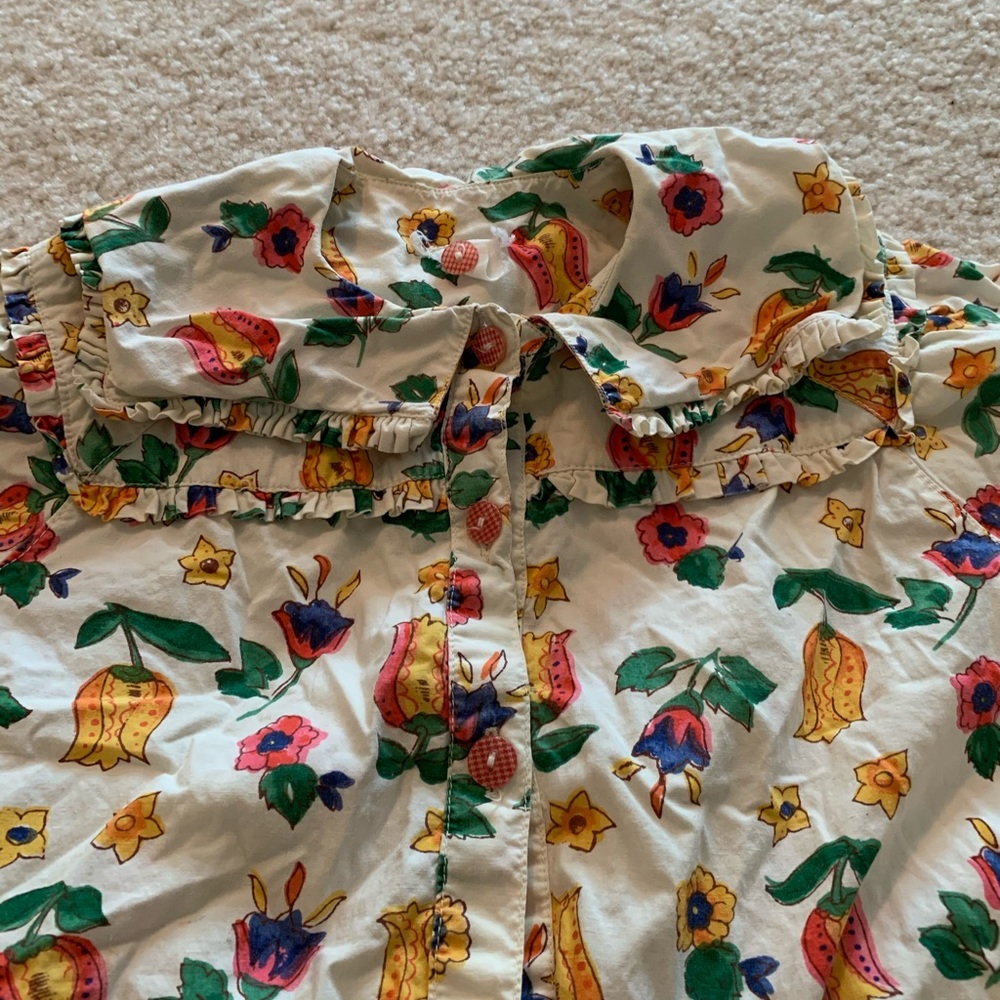 Oilily tulips printed dress(116) - Picture 4 of 5